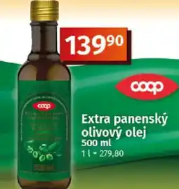 COOP TIP Extra panenský olivový olej nabídka