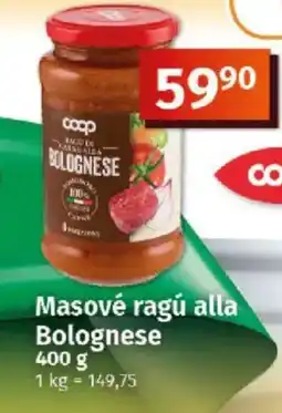COOP TIP Masové ragú alla Bolognese nabídka