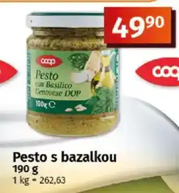 COOP TIP Pesto s bazalkou nabídka