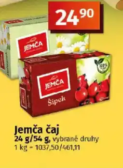 COOP TIP Jemča čaj nabídka