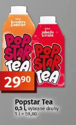 COOP TIP Popstar Tea nabídka