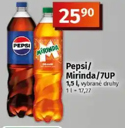 COOP TIP Pepsi/ Mirinda/7UP nabídka