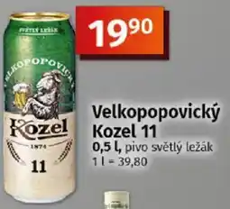 COOP TIP Velkopopovický Kozel 11 nabídka