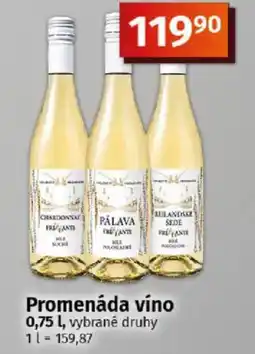 COOP TIP Promenáda víno nabídka