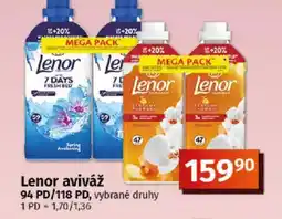 COOP TIP Lenor aviváž nabídka