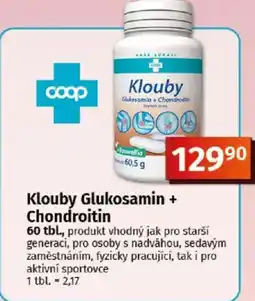 COOP TIP Klouby Glukosamin + Chondroitin nabídka