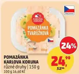 Penny Market POMAZÁNKA KARLOVA KORUNA různé druhy nabídka