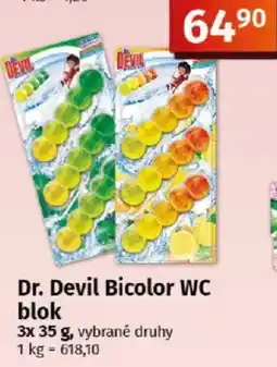 COOP TIP Dr. Devil Bicolor WC blok nabídka