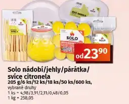 COOP TIP Solo nádobí/jehly/párátka/ svíce citronela nabídka