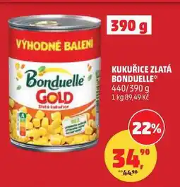 Penny Market KUKUŘICE ZLATÁ BONDUELLE, 440/390 g nabídka