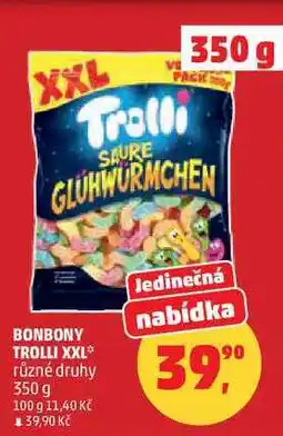 Penny Market BONBONY TROLLI XXL různé druhy nabídka