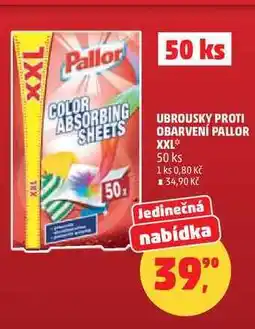 Penny Market UBROUSKY PROTI OBARVENÍ PALLOR XXL, 50 ks nabídka