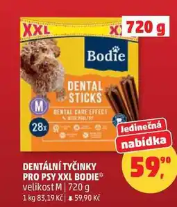 Penny Market DENTÁLNÍ TYČINKY PRO PSY XXL BODIE velikost M nabídka