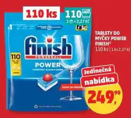 Penny Market TABLETY DO MYČKY POWER FINISH, 110 ks nabídka