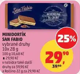 Penny Market MINIDORTÍK SAN FABIO vybrané druhy nabídka