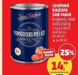 Penny Market LOUPANÁ RAJČATA SAN FABIO krájená, 400/240 g nabídka