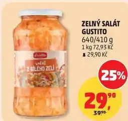 Penny Market ZELNÝ SALÁT GUSTITO, 640/410 g nabídka