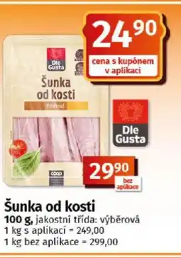 COOP TIP Šunka od kosti nabídka