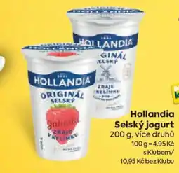 Billa Hollandia Selský jogurt nabídka