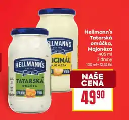 Billa Hellmann's Tatarská omáčka, Majonéza nabídka