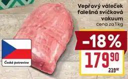 Billa Vepřový váleček falešná svíčková vakuum nabídka