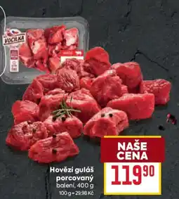Billa Hovězí guláš porcovaný nabídka