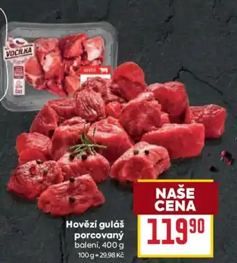 Billa Hovězí guláš porcovaný nabídka