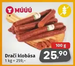 Coop Dračí klobása nabídka