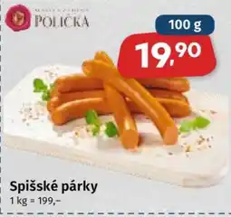 Coop Spišské párky nabídka