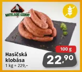 Coop Hasičská klobása nabídka