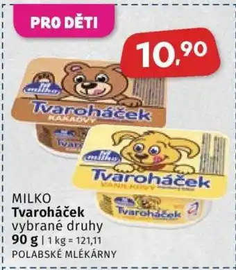 Coop Milko Tvaroháček nabídka