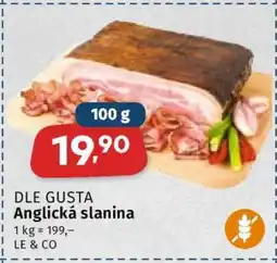 Coop Dle Gusta ANGLICKÁ SLANINA nabídka