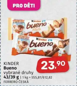 Coop KINDER BUENO nabídka