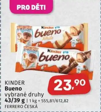 Coop KINDER BUENO nabídka