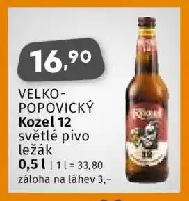 Coop VELKOPOPOVICKÝ KOZEL 12 nabídka