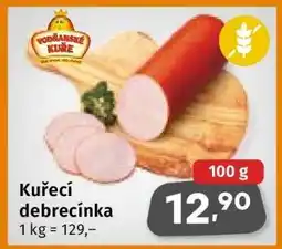 Coop Kuřecí debrecínka nabídka