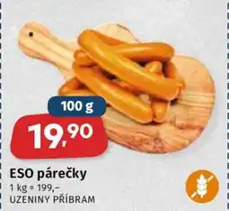 Coop Eso párečky nabídka