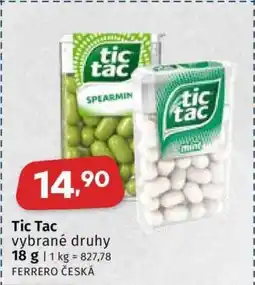 Coop Tic Tac nabídka