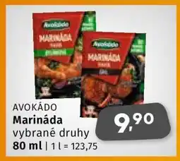Coop AVOKÁDO Marináda nabídka