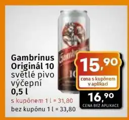 Coop Gambrinus Originál 10 nabídka