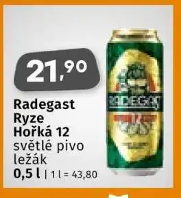 Coop Radegast Ryze Hořká 12 nabídka