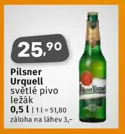 Coop Pilsner Urquell nabídka