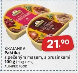 Coop Krajanka paštika nabídka