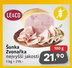 Coop Šunka Zvonařka nabídka