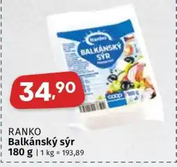 Coop RANKO Balkánský sýr nabídka