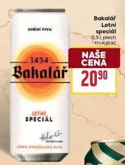 Billa Bakalář Letní speciál nabídka