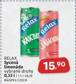 Coop Relax sycená limonáda nabídka