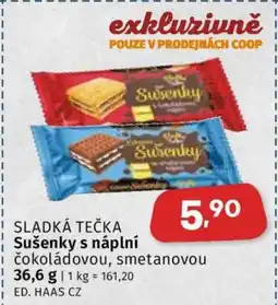 Coop SUŠENKY S NÁPLNÍ nabídka