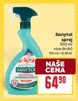 Billa SANYTOL SPREJ nabídka