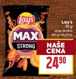 Billa Lay's MAX Strong nabídka